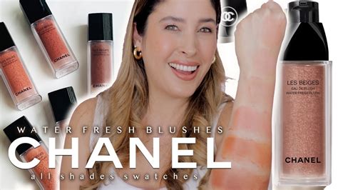 chanel les beiges water-fresh blush review|Chanel Les Beiges colour chart.